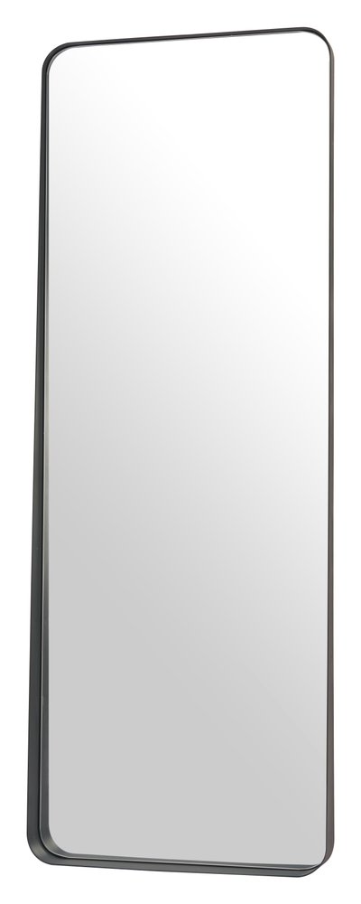 Black Steel Framed Full Length Mirror - 66-inch