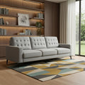 Gray Fabric Sofa - 87-inch