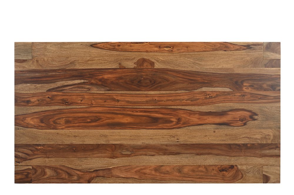 Brown Solid Wood Dining Table - 75-inch