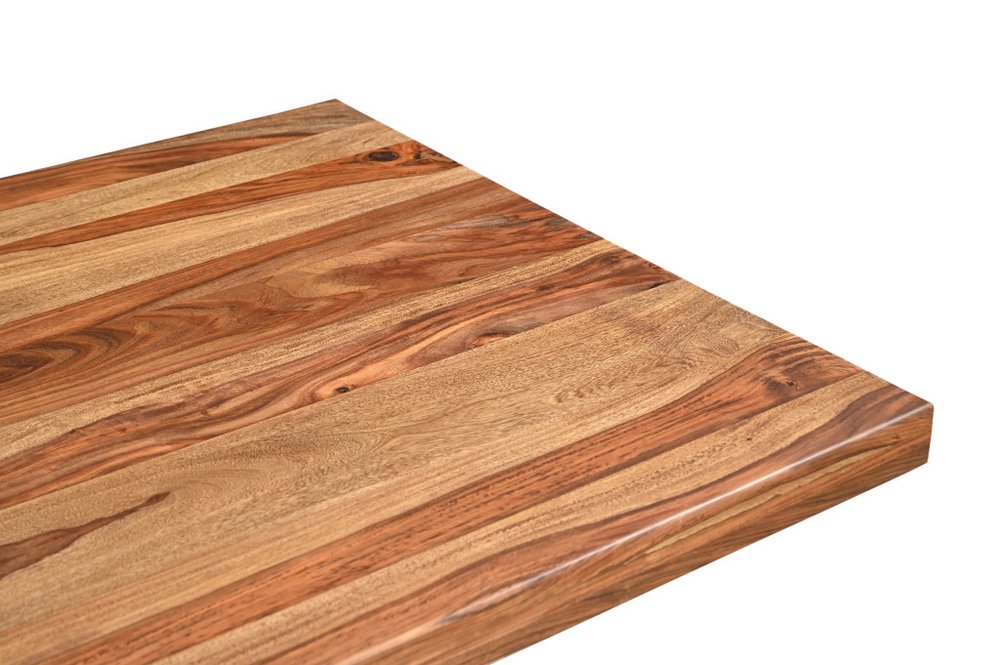 Brown Wood Pedestal Base Dining Table - 75-inch
