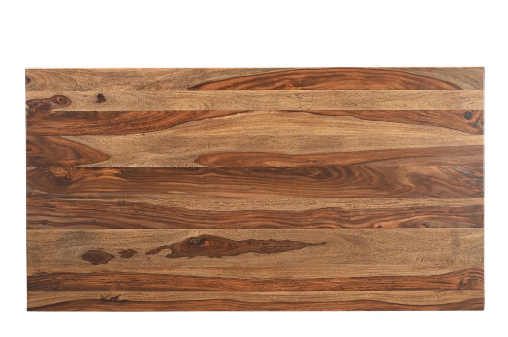 Brown Wood Pedestal Base Dining Table - 75-inch