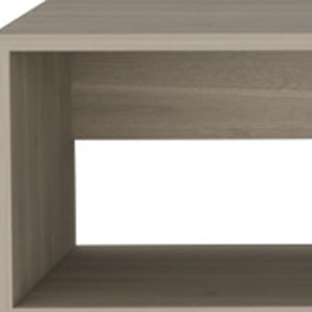Beige Floating Mount TV Stand - 59-inch