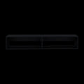 Black Floating Mount TV Stand - 59-inch