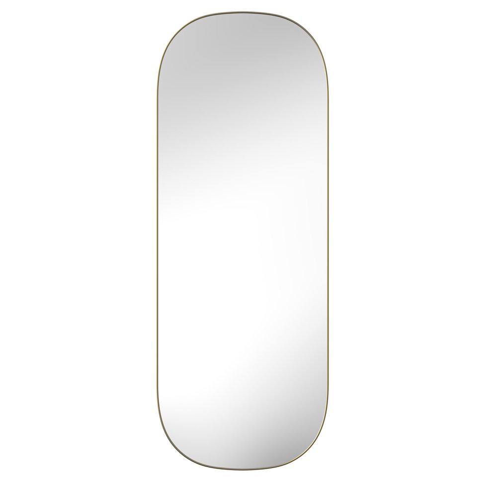 Gold Oval Framed Full Length Hanging Mirror - 47-inch