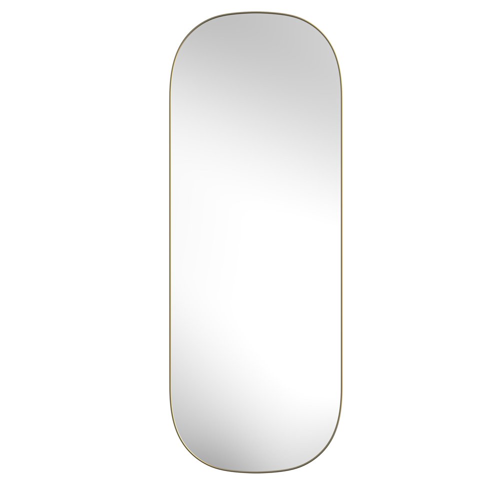 Gold Oval Framed Full Length Hanging Mirror - 47-inch