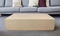 Natural Solid Wood Distressed Coffee Table - 72-inch