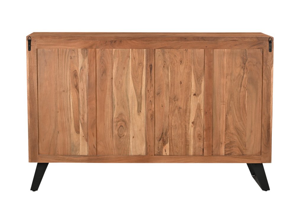 Natural Live Edge Solid Wood Six Drawer Double Dresser - 60-inch