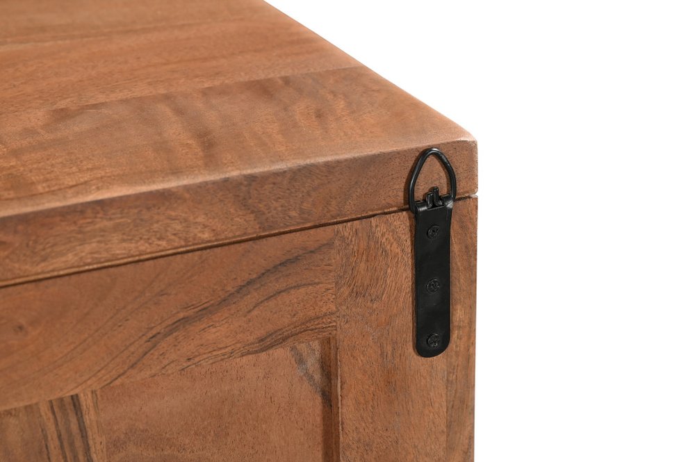 Natural Live Edge Solid Wood Six Drawer Double Dresser - 60-inch