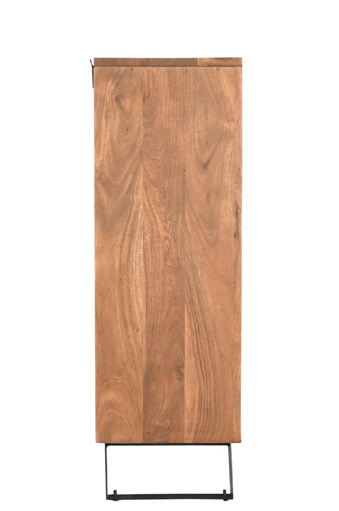 Natural Live Edge Solid Wood Six Drawer Dresser - 36-inch