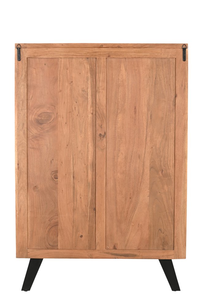 Natural Live Edge Solid Wood Six Drawer Dresser - 36-inch