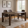 Espresso Solid Wood Dining Table - 79-inch