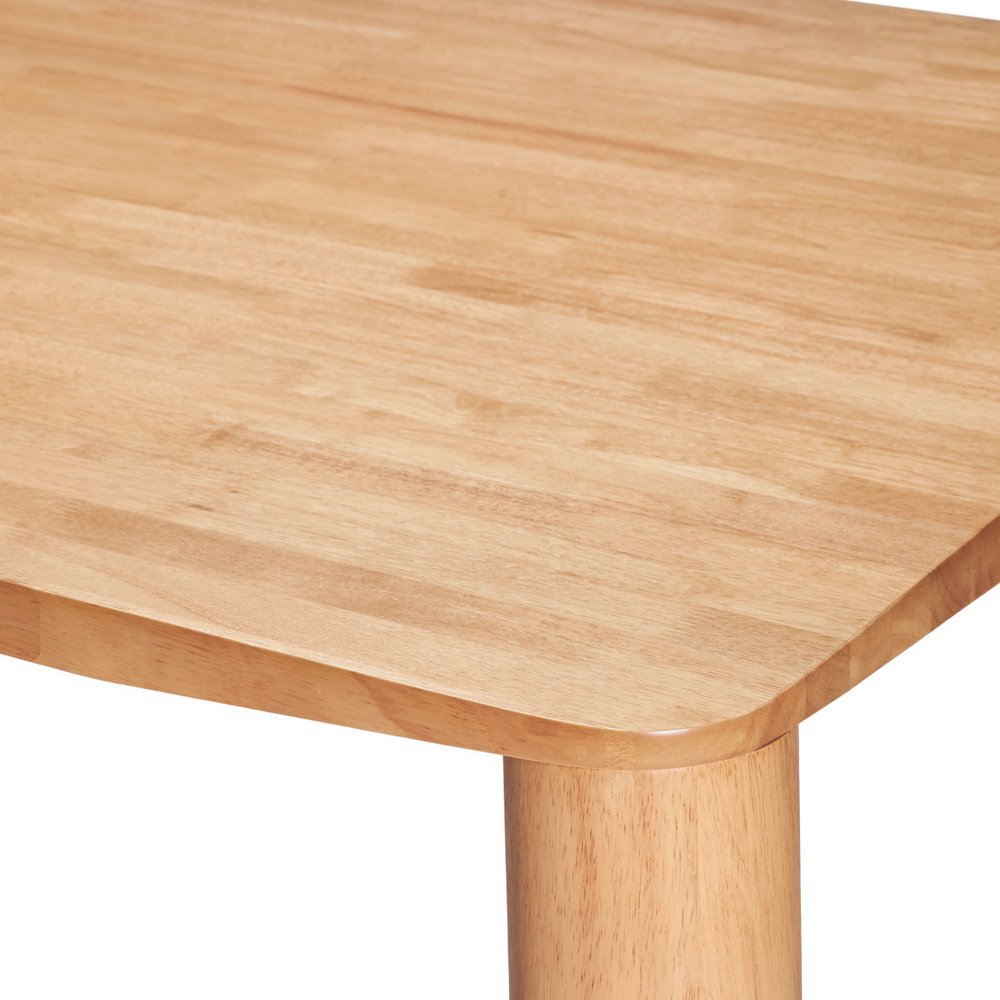 Natural Solid Wood Dining Table - 79-inch