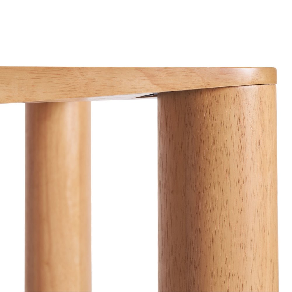 Natural Solid Wood Dining Table - 79-inch