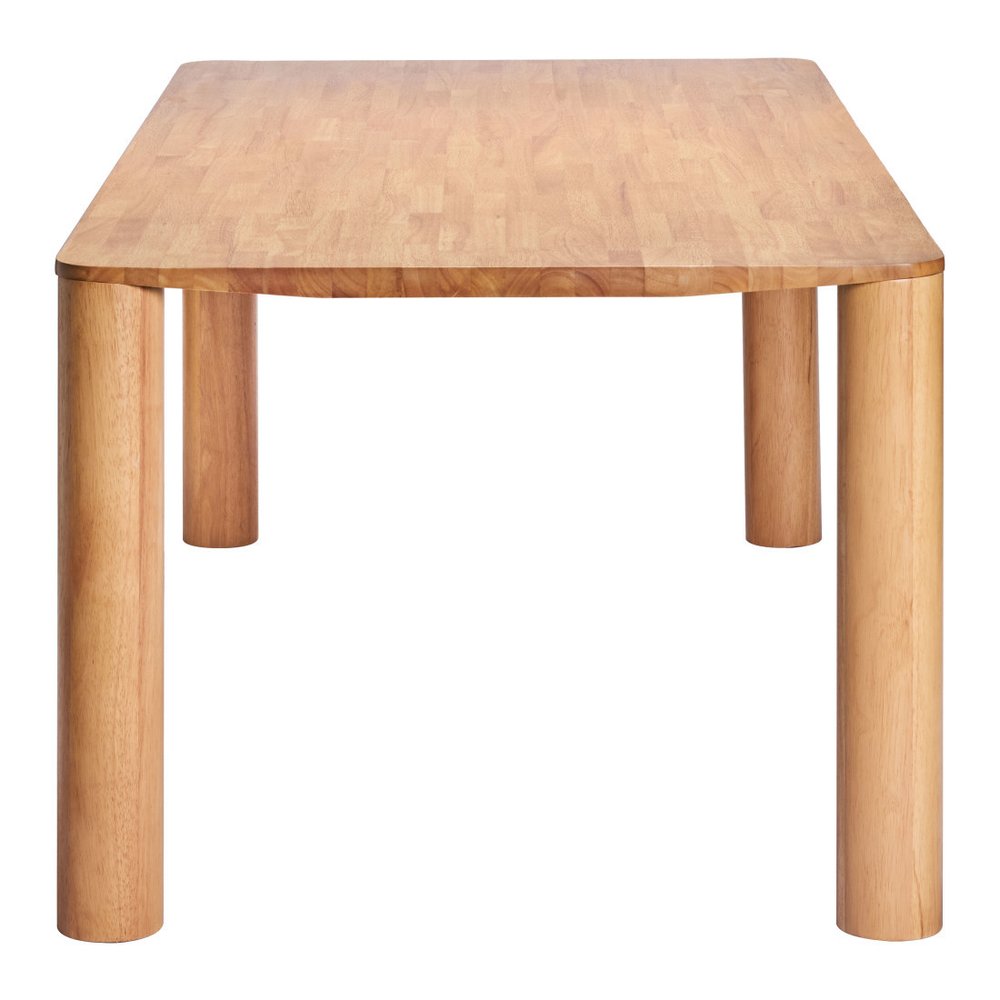 Natural Solid Wood Dining Table - 79-inch
