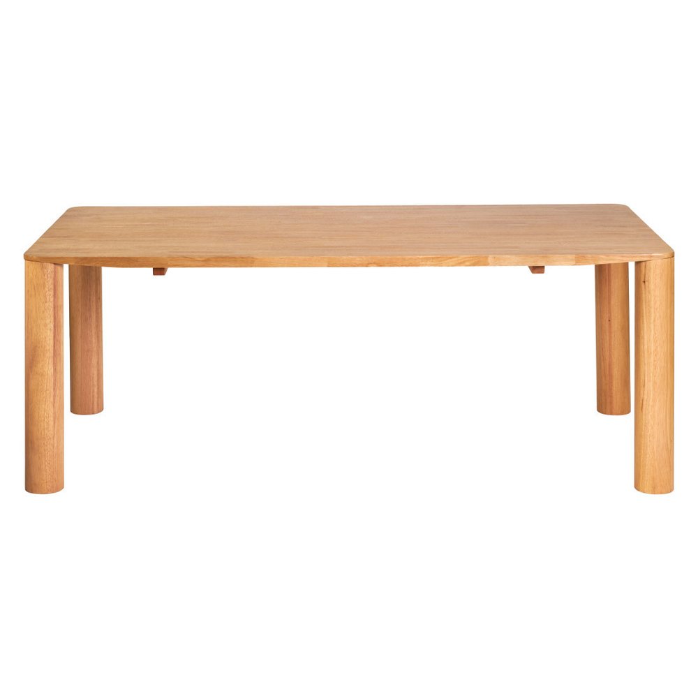 Natural Solid Wood Dining Table - 79-inch