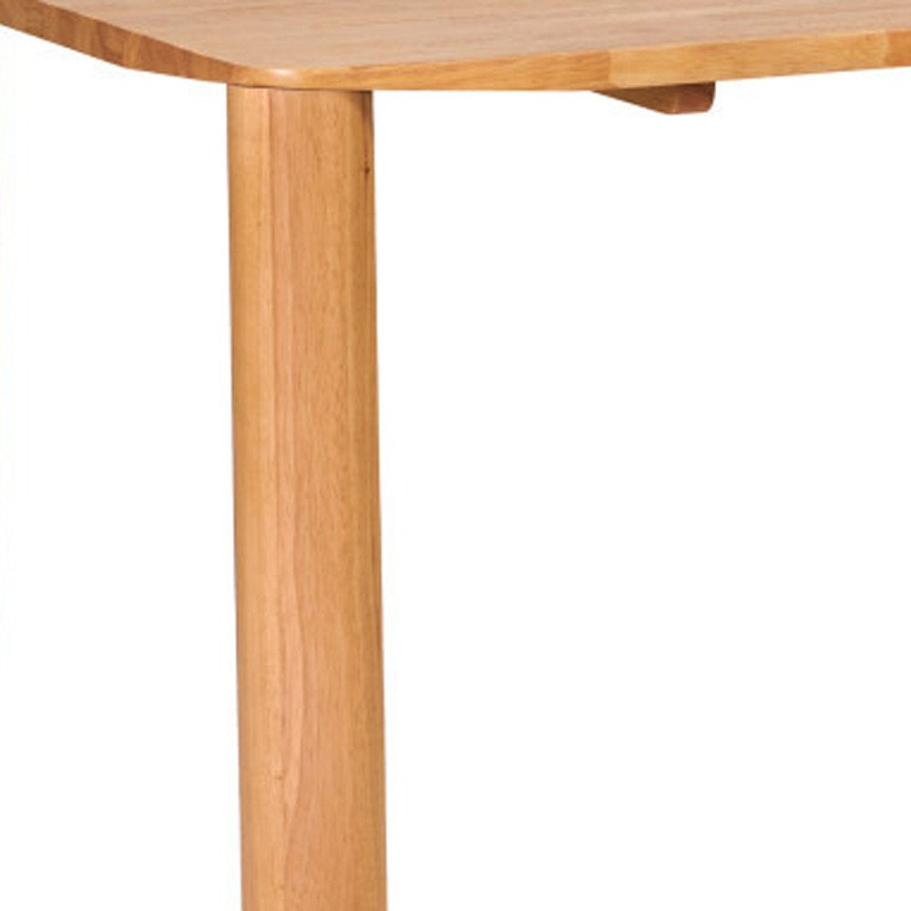 Natural Solid Wood Dining Table - 79-inch