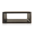 Walnut Solid Wood Floor Shelf Coffee Table with Shelf - 48-inch