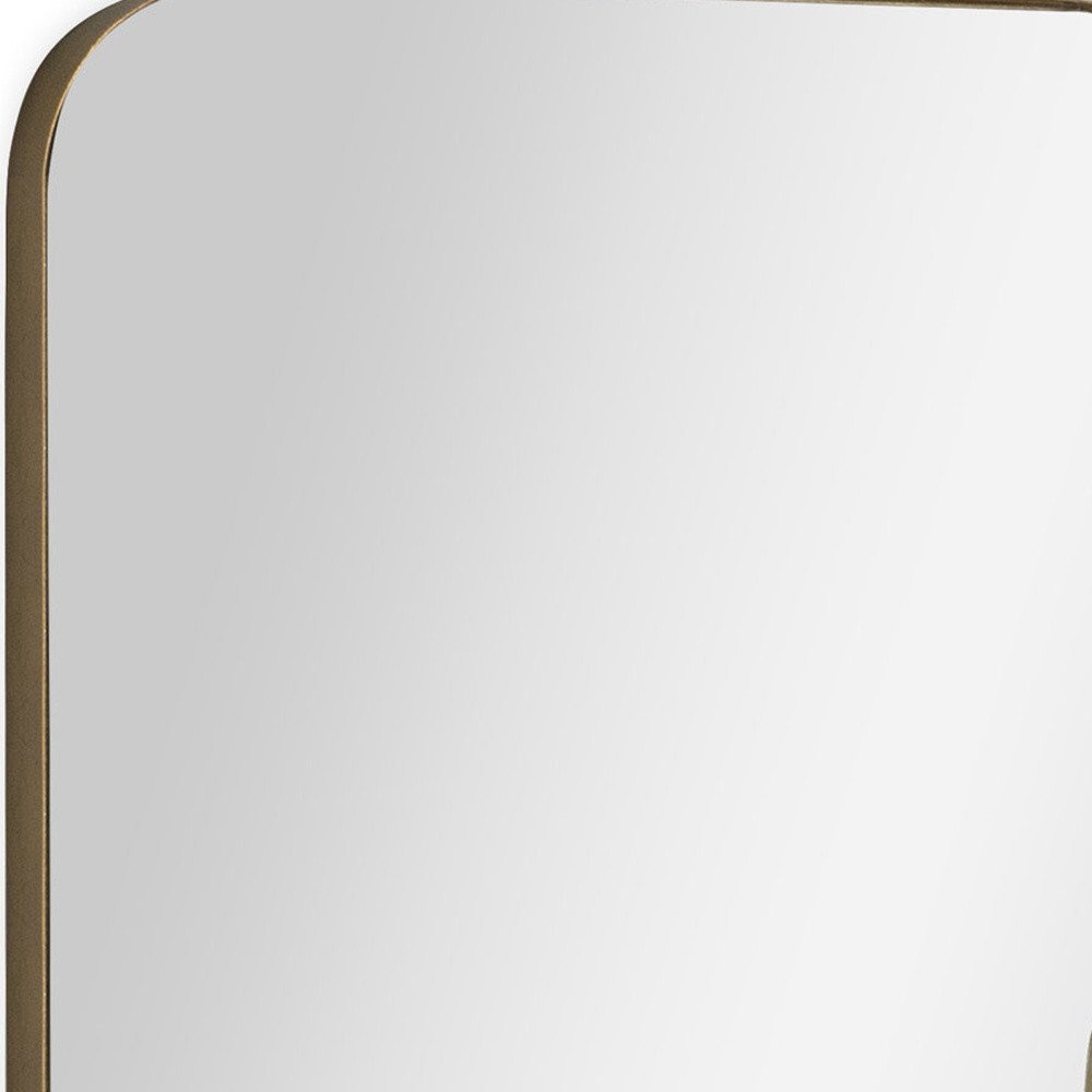 Bronze Metal Accent Mirror - 28-inch