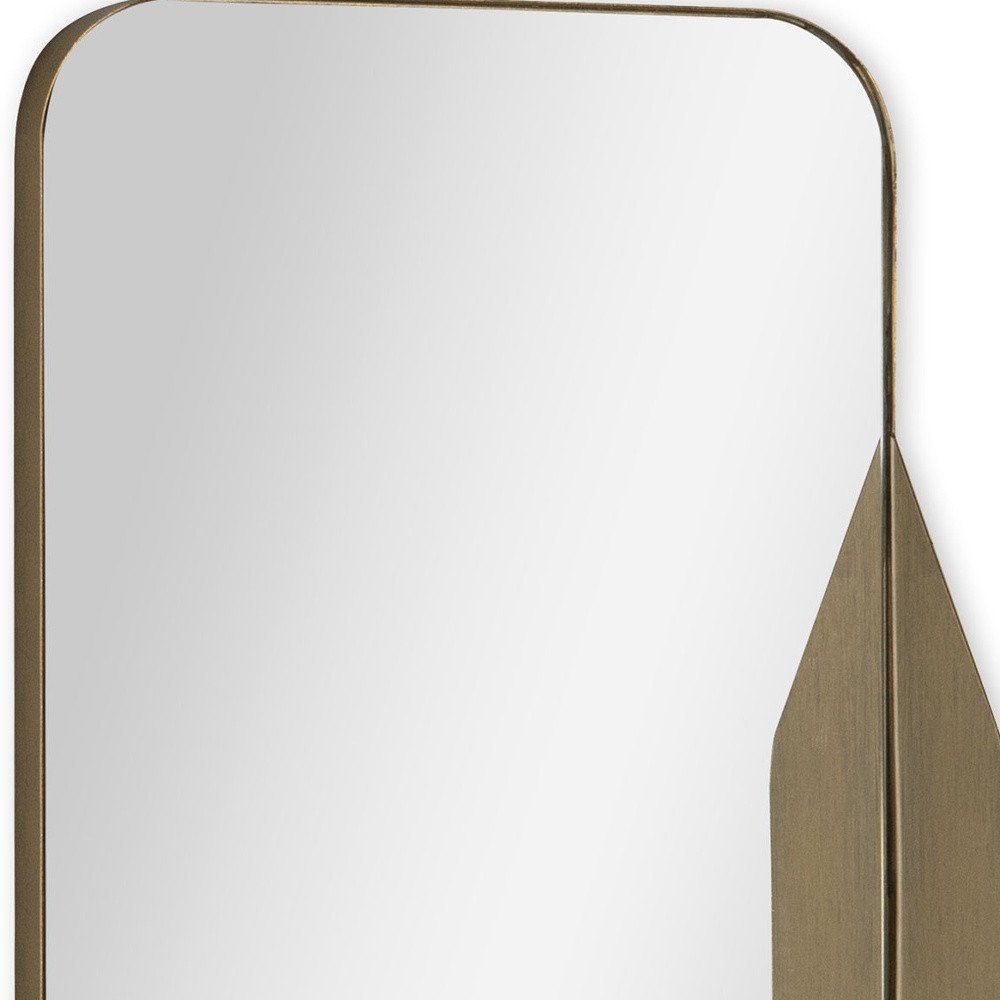 Bronze Metal Accent Mirror - 28-inch
