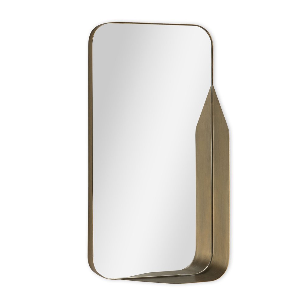 Bronze Metal Accent Mirror - 28-inch
