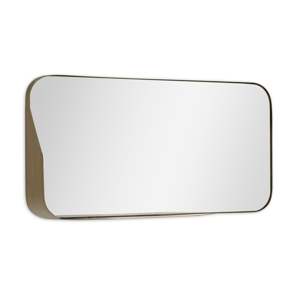 Bronze Metal Accent Mirror - 28-inch