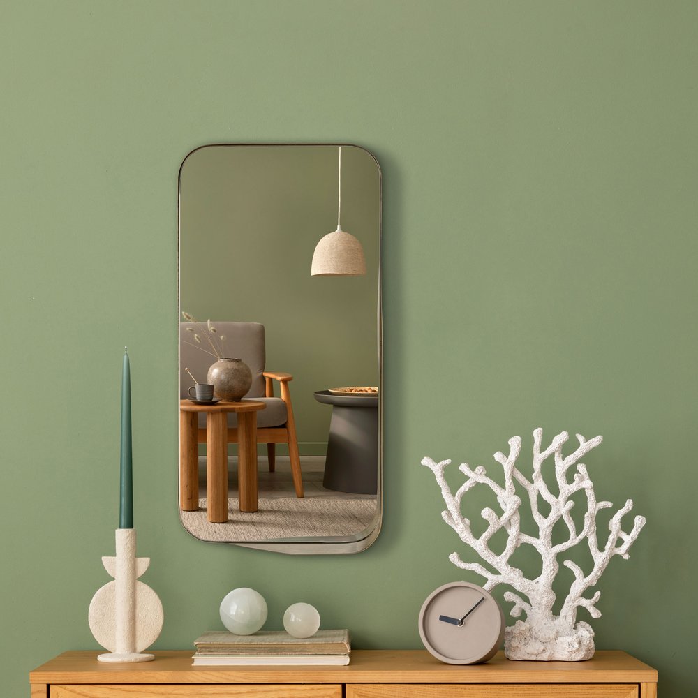 Bronze Metal Accent Mirror - 28-inch