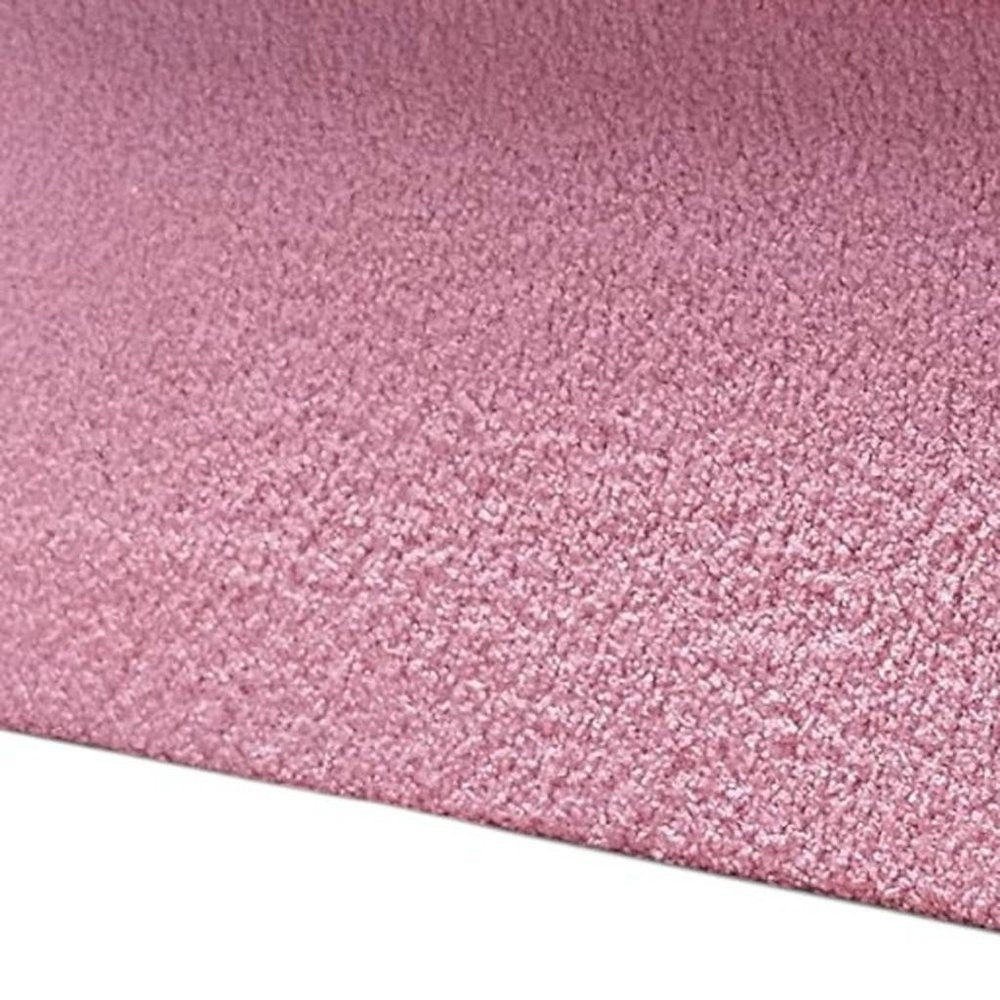 Pink Boucle Cube Storage Ottoman - 15-inch