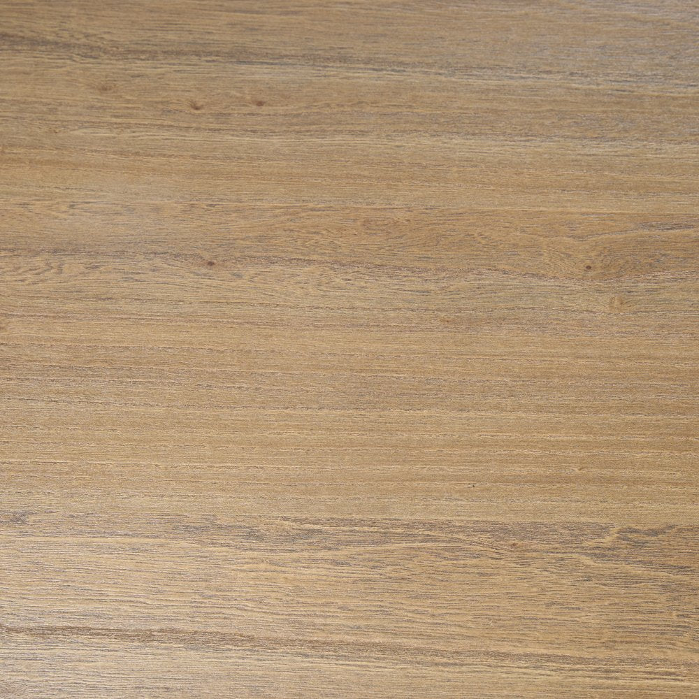 Natural Solid Wood Oval Coffee Table - 55-inch