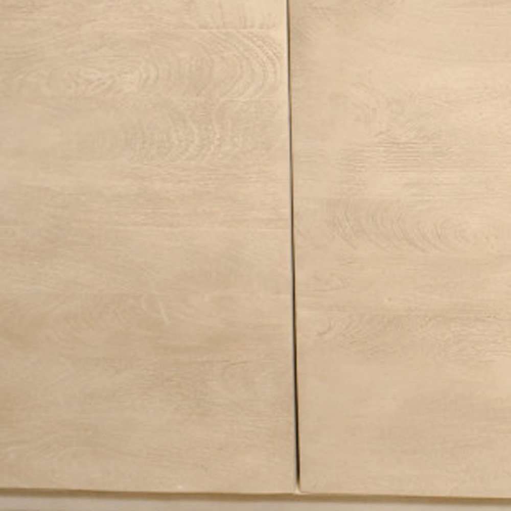 Natural Distressed Solid Wood Sideboard with Four Doors - 80-inch
