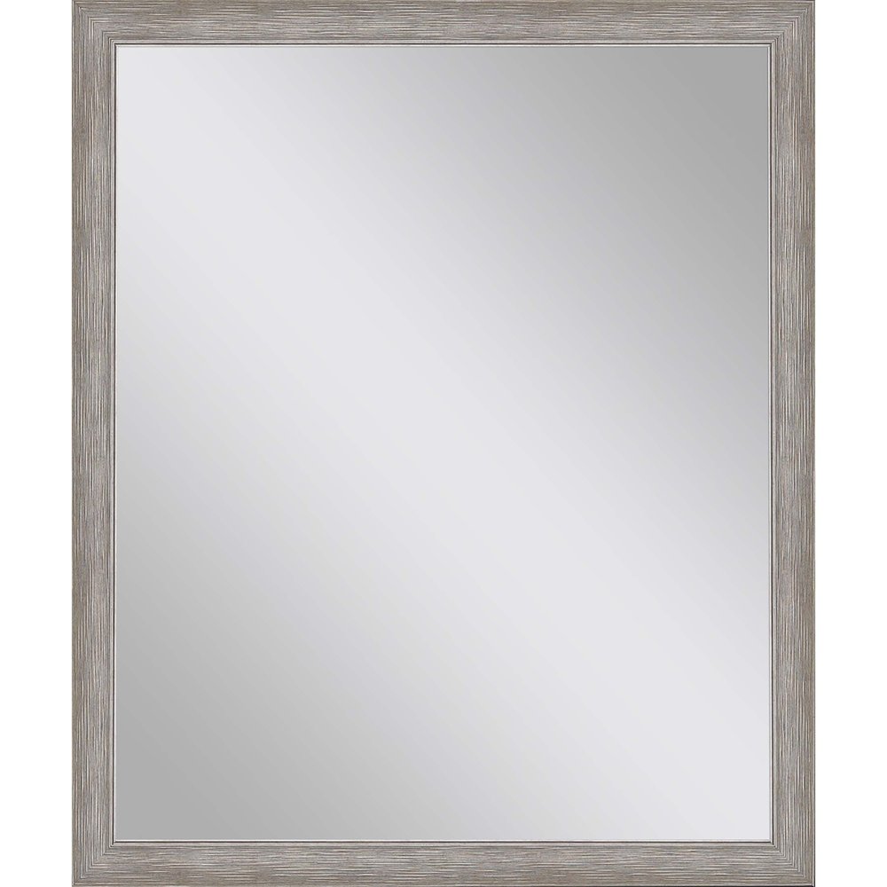 Silver Framed Accent Mirror - 32-inch