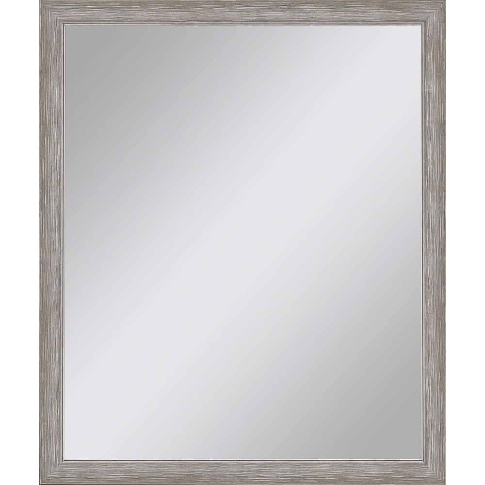 Silver Framed Accent Mirror - 32-inch