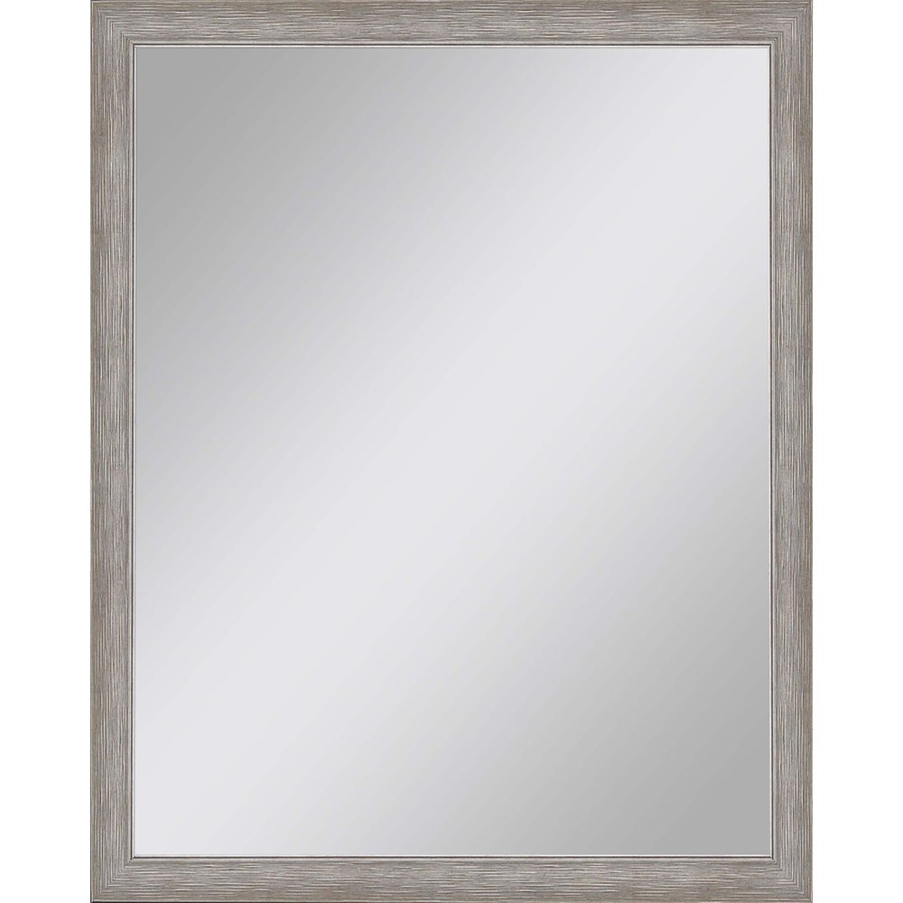 Silver Framed Accent Mirror - 44-inch
