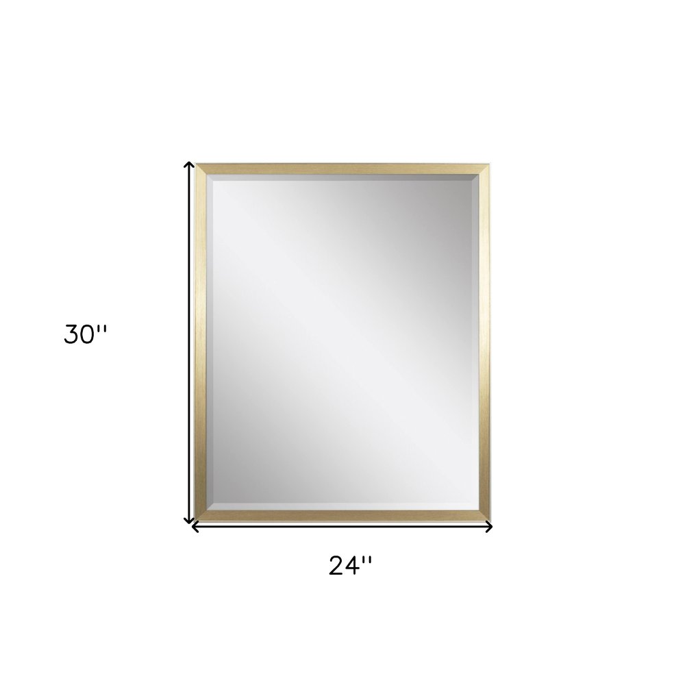 Gold Accent Mirror - 30-inch