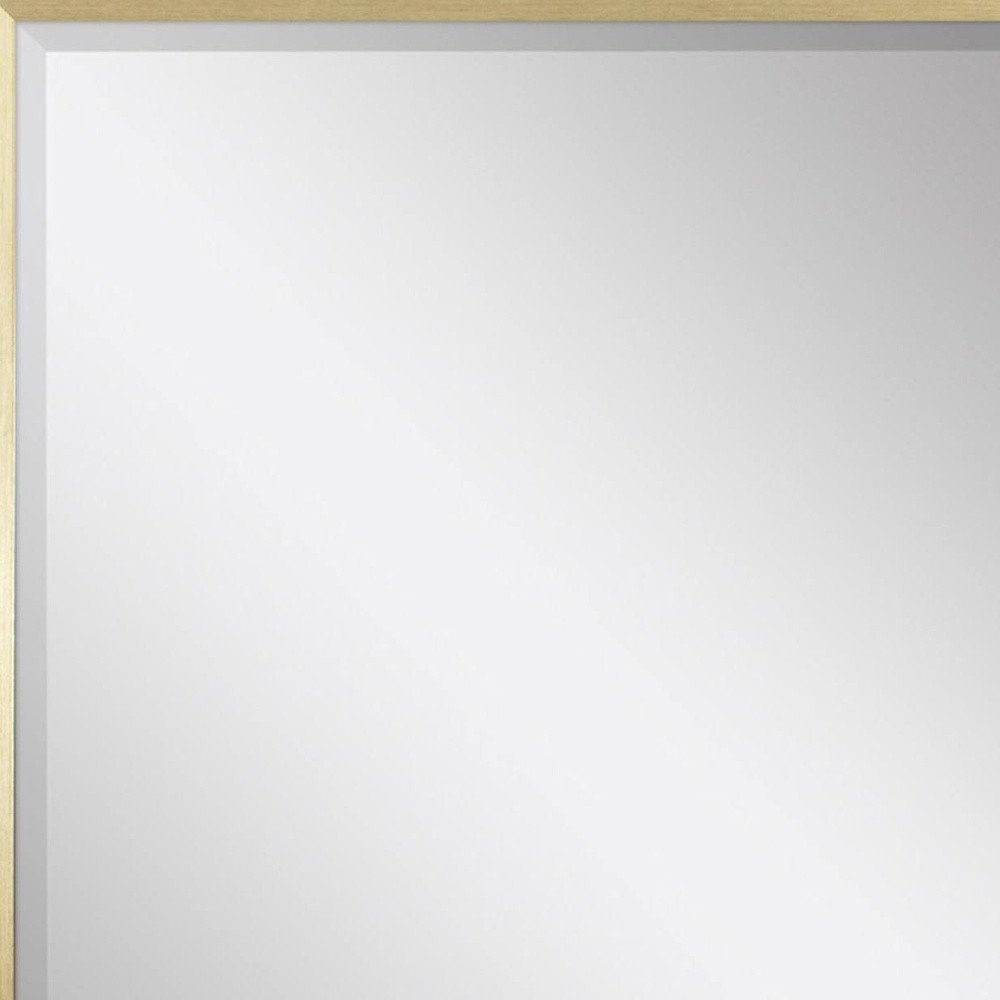 Gold Accent Mirror - 32-inch