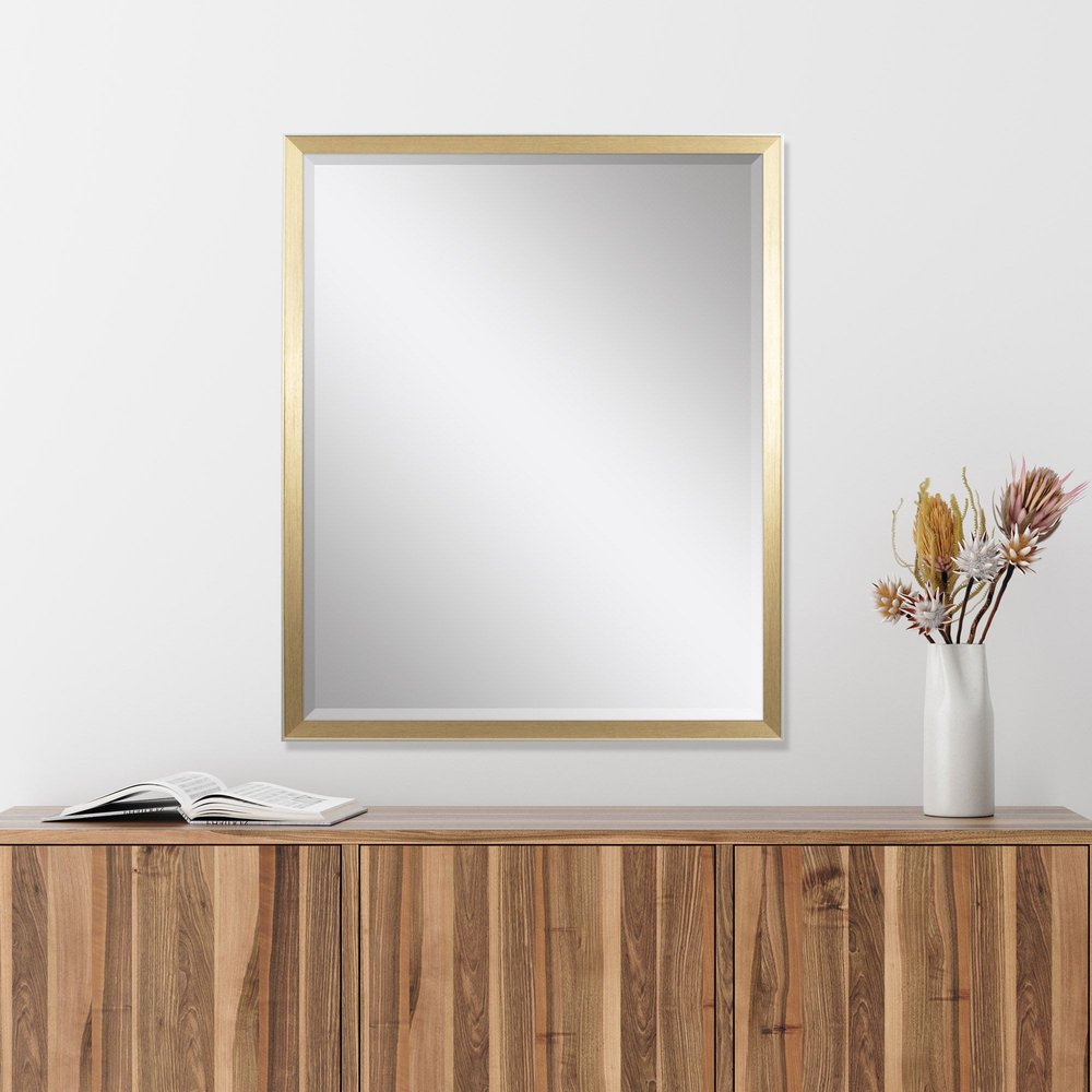 Gold Accent Mirror - 32-inch
