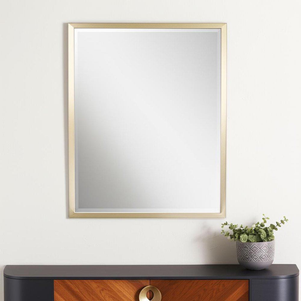 Gold Accent Mirror - 32-inch