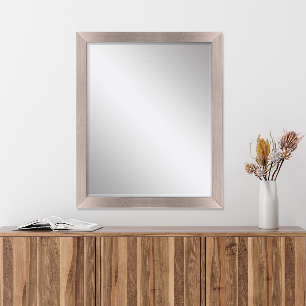 Silver Accent Mirror - 32-inch