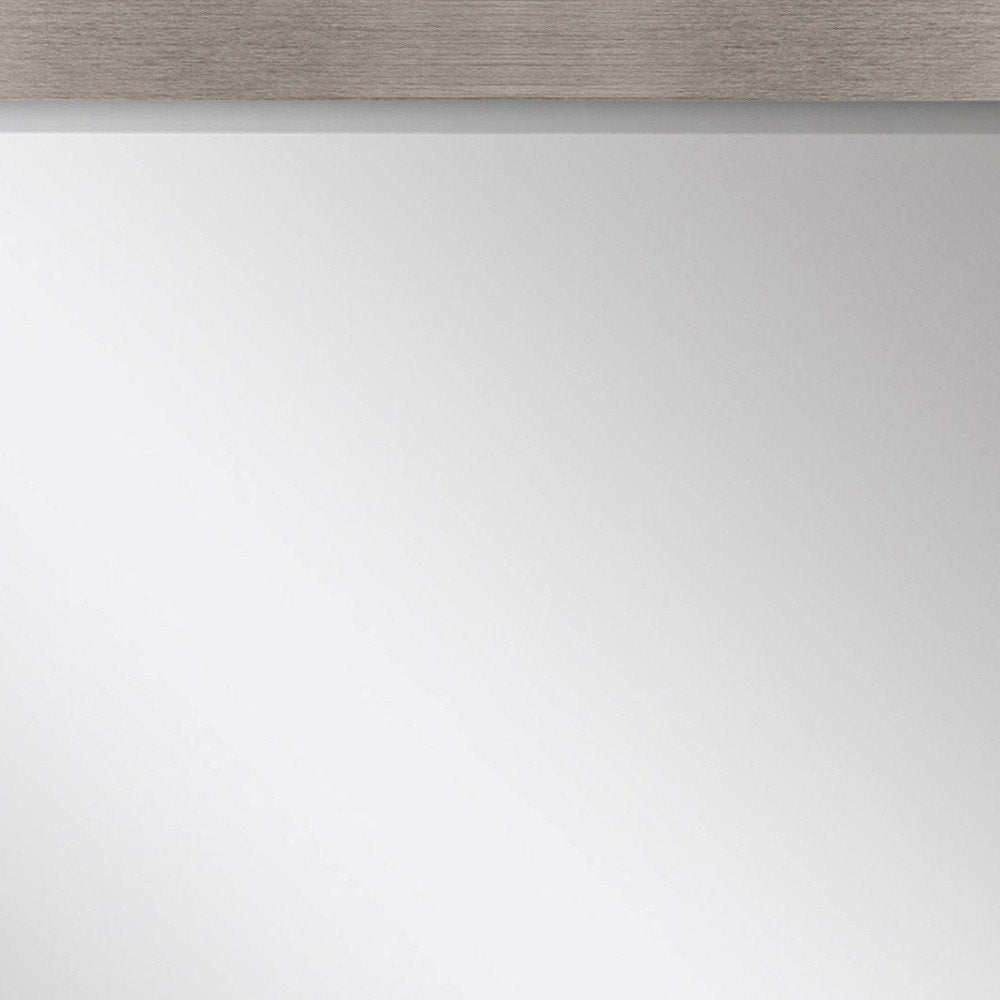 Silver Accent Mirror - 32-inch