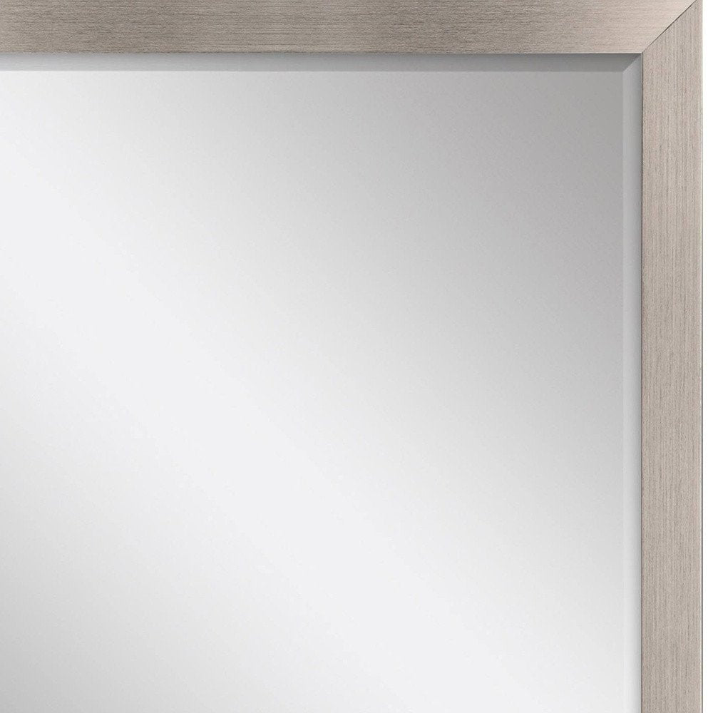 Silver Accent Mirror - 32-inch