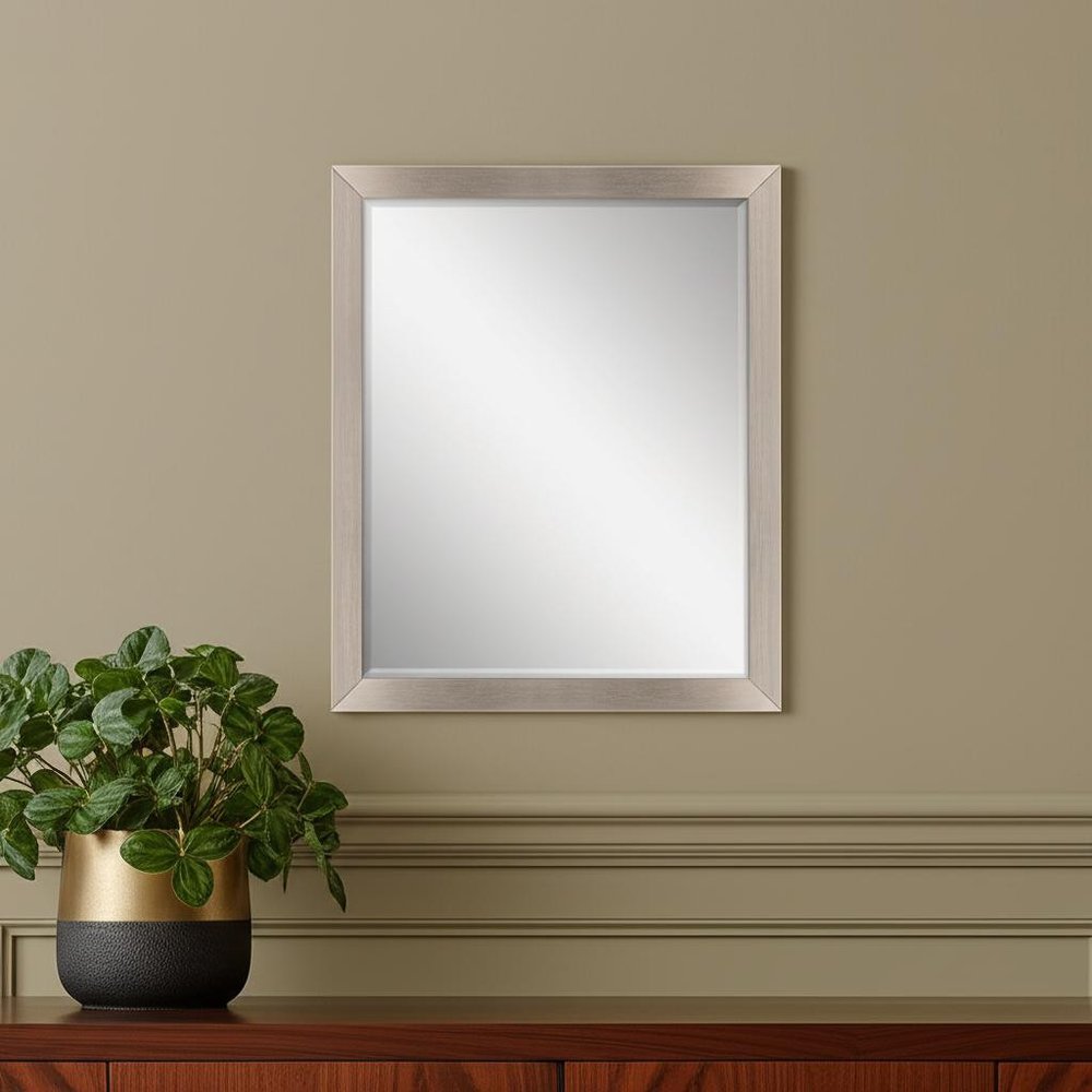 Silver Accent Mirror - 32-inch