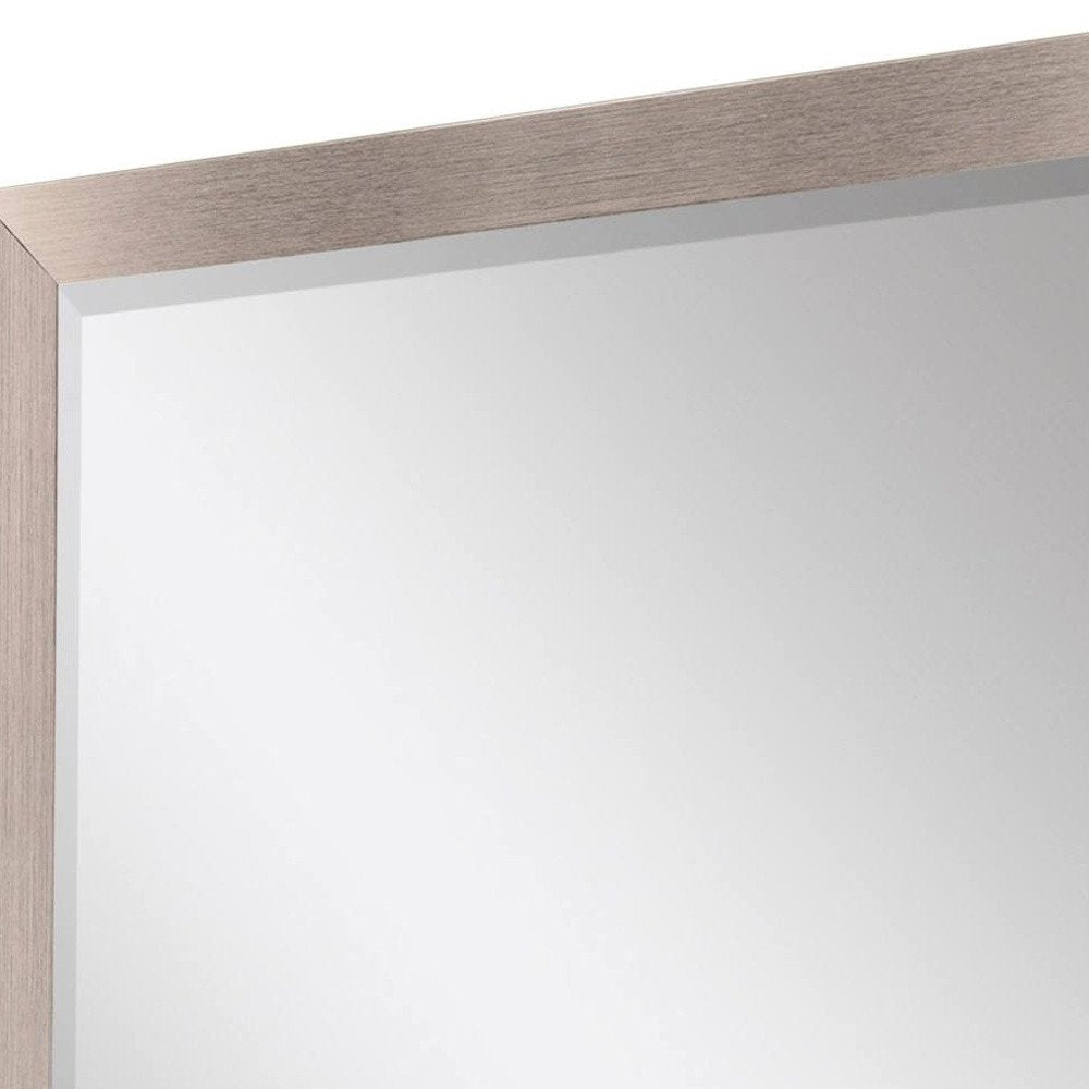 Silver Accent Mirror - 32-inch