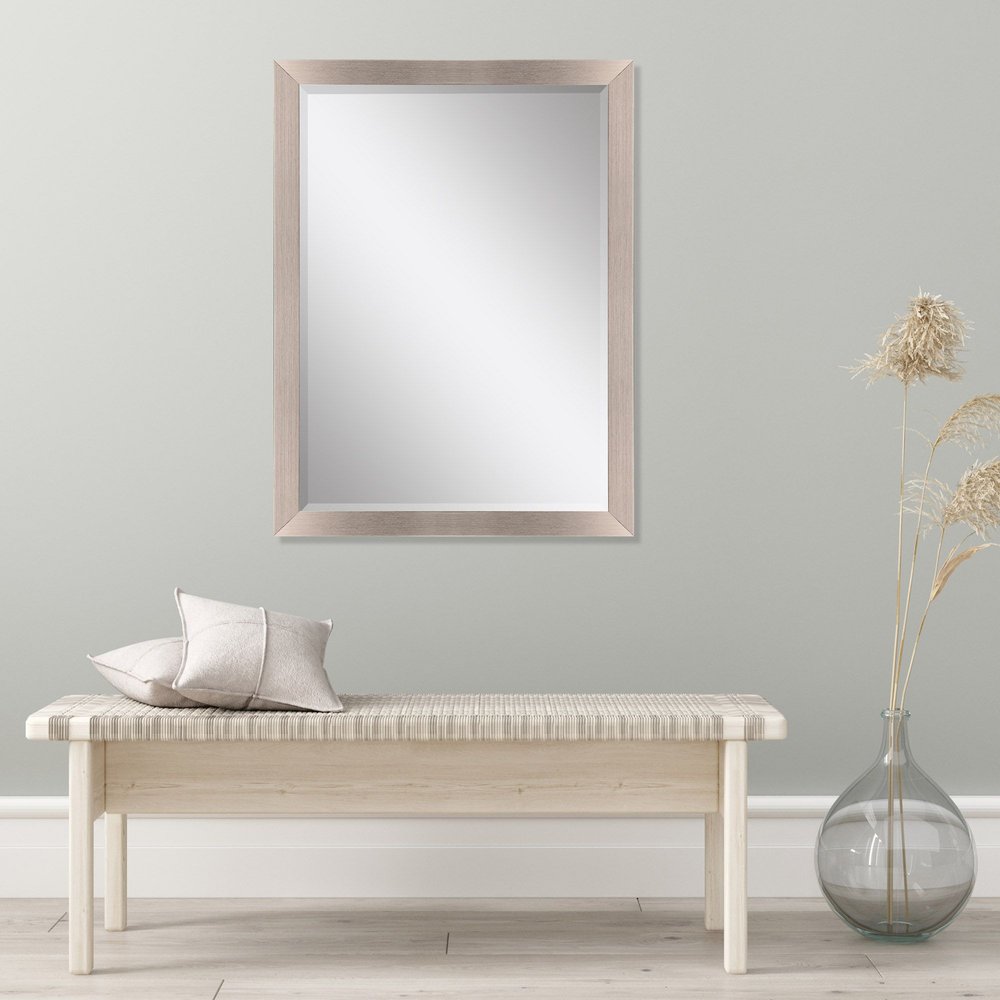 Silver Accent Mirror - 38-inch