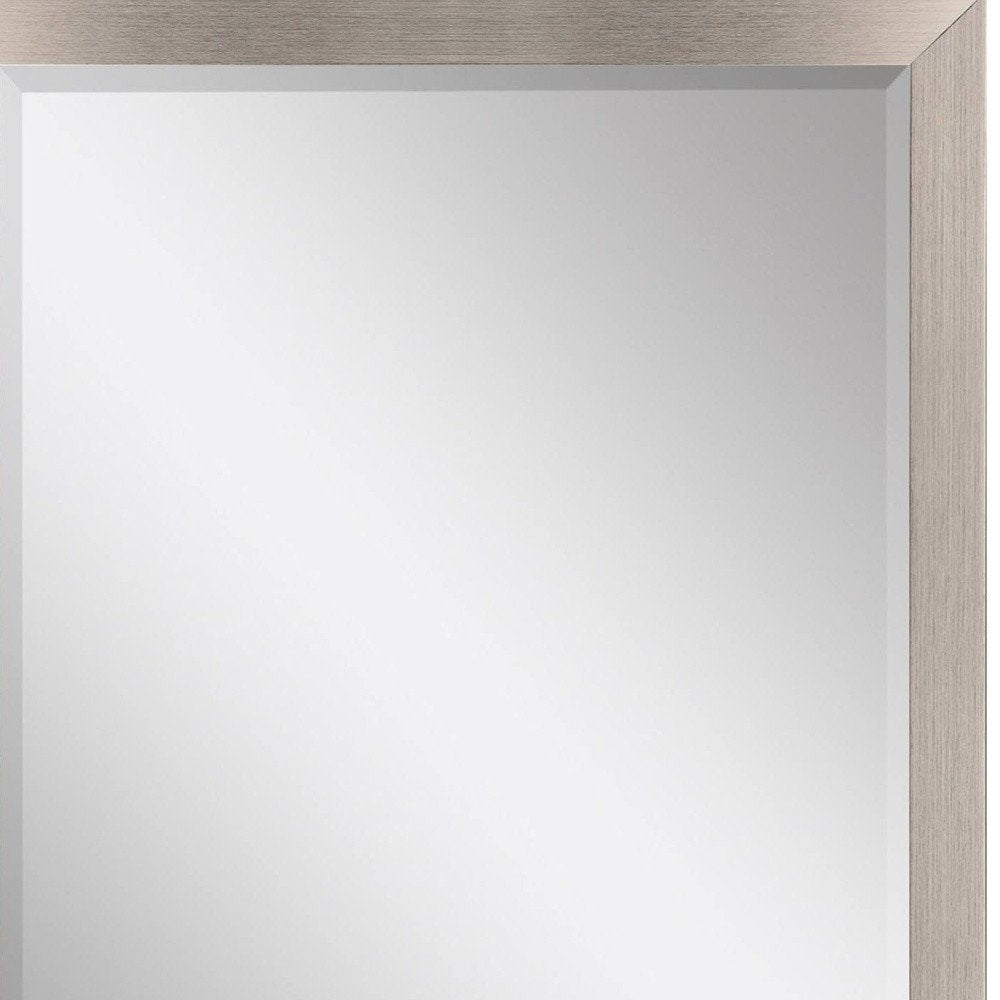 Silver Accent Mirror - 38-inch
