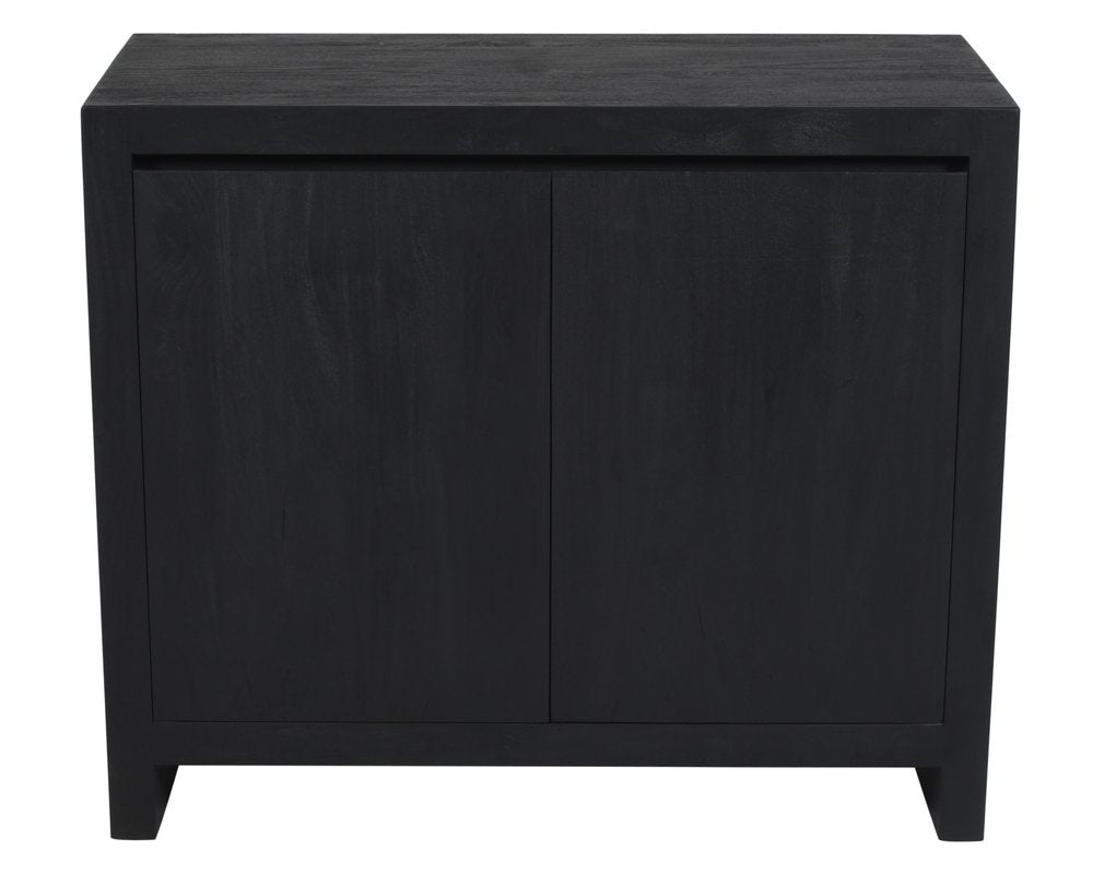 Graphite Distressed Reclaimed Wood Sideboard with Two Doors - 42-inch