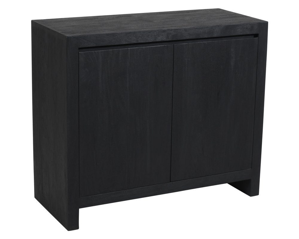 Graphite Distressed Reclaimed Wood Sideboard with Two Doors - 42-inch