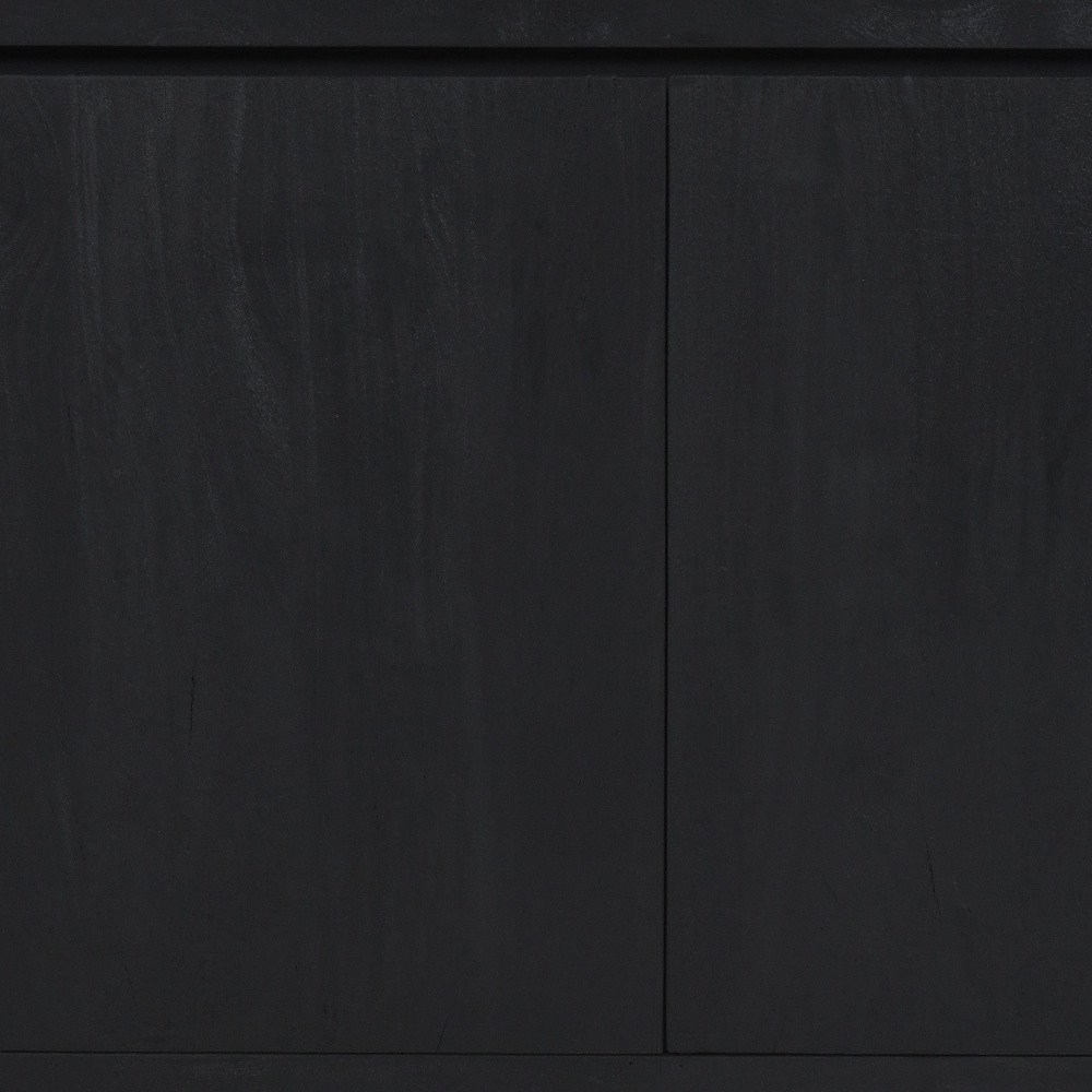 Graphite Distressed Reclaimed Wood Sideboard with Two Doors - 42-inch