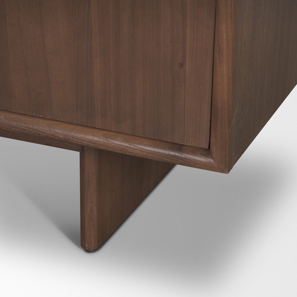 Brown Sideboard Soft Close with Four Doors - 71-inch
