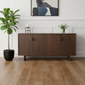 Brown Sideboard Soft Close with Four Doors - 71-inch