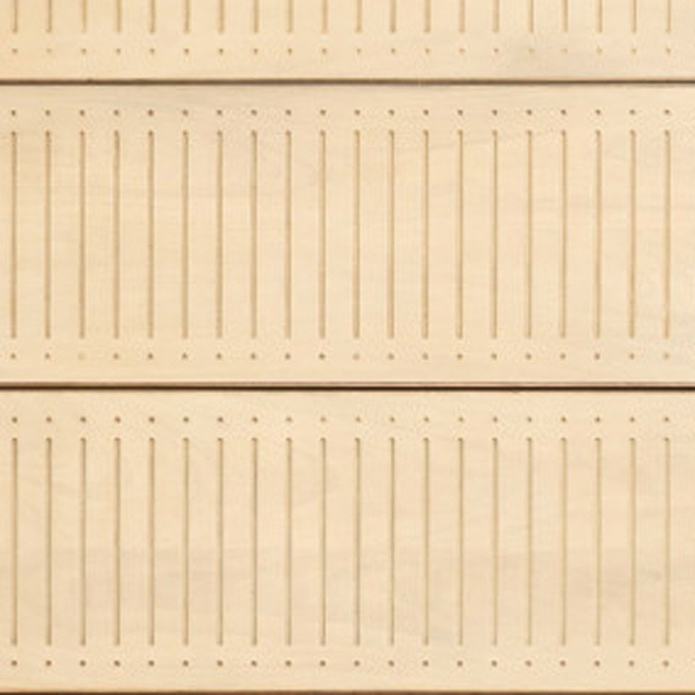 Natural Solid Wood Six Drawer Dresser - 68-inch