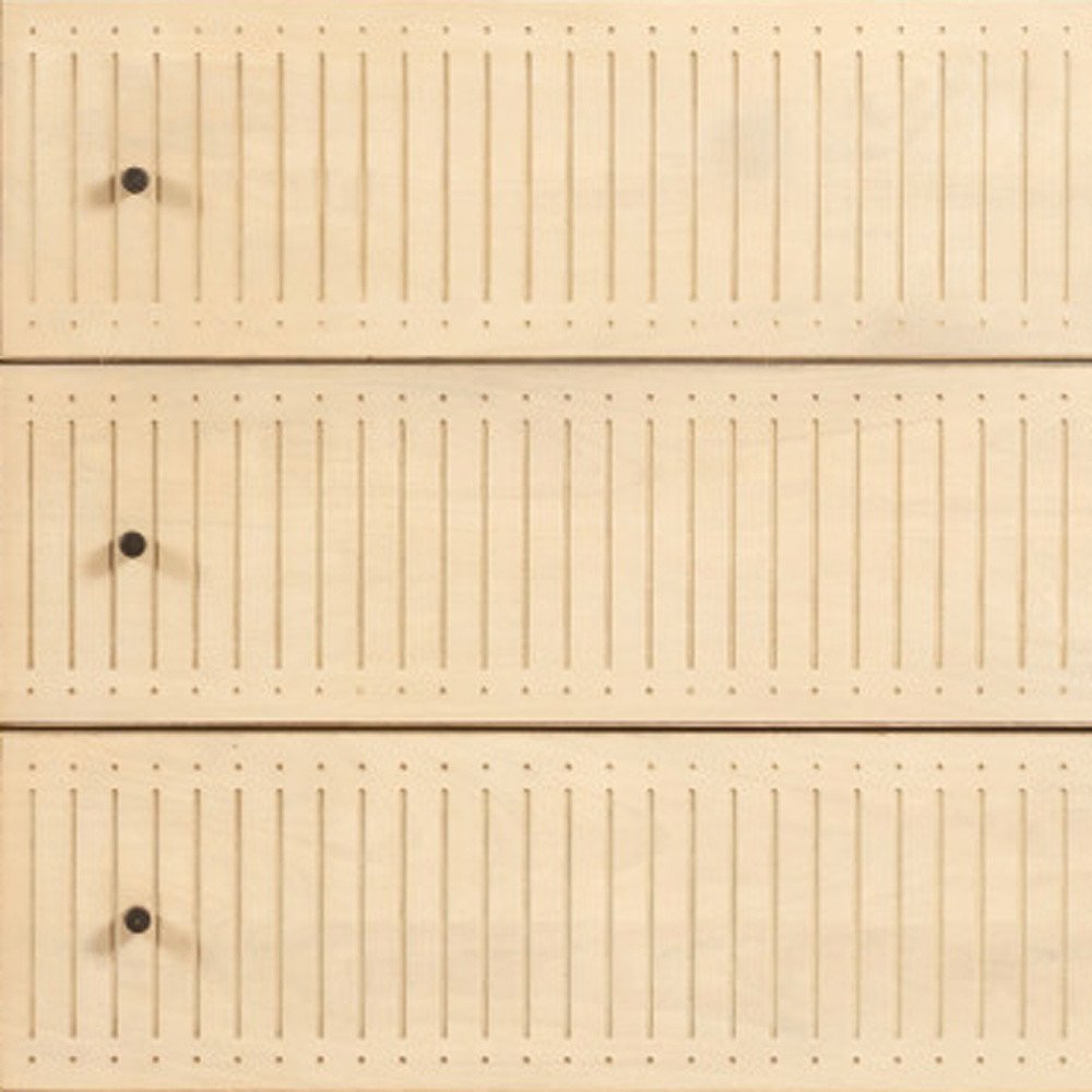Natural Solid Wood Six Drawer Dresser - 68-inch
